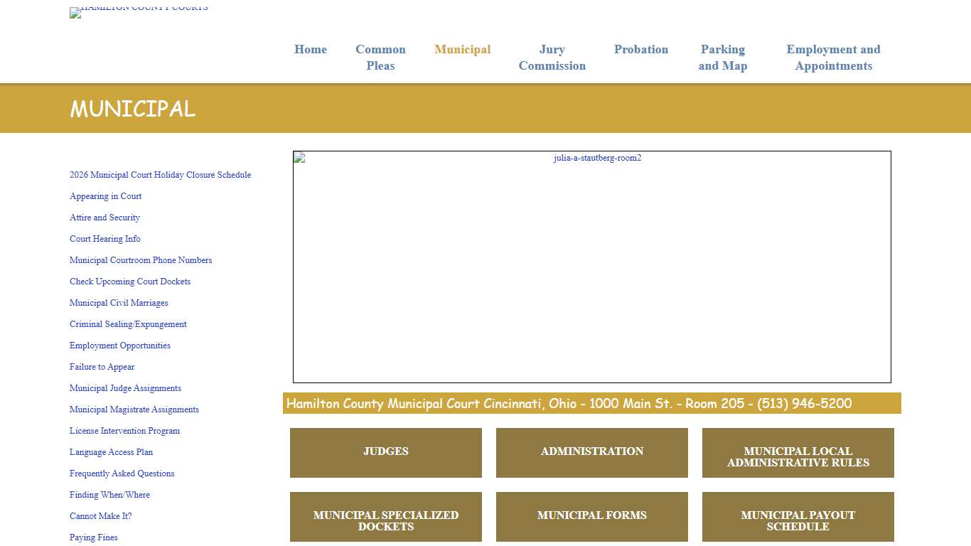 Municipal | Hamilton County Courts